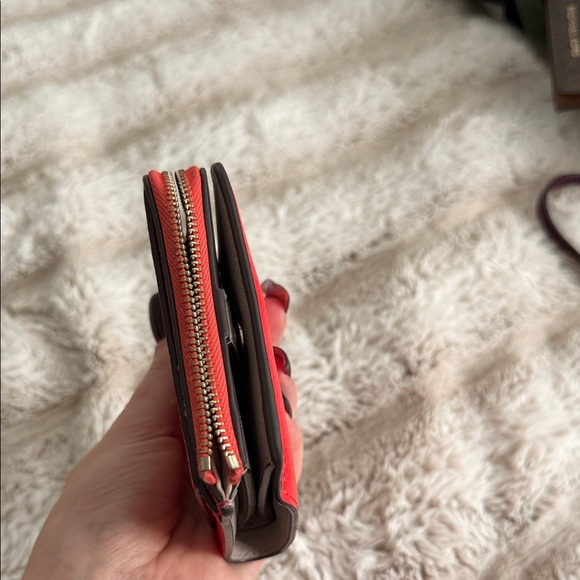 No callouts Kate Spade Red Leather Wallet with Gold Accents - Picture 12 of 12